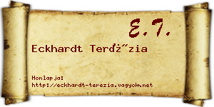 Eckhardt Terézia névjegykártya