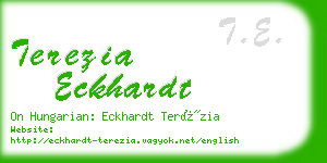 terezia eckhardt business card